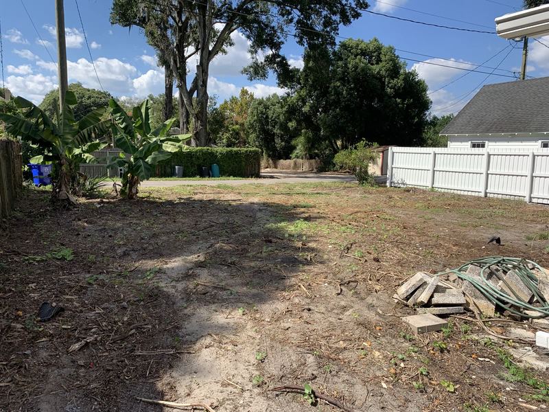 Cleared lot ready for the next phase.